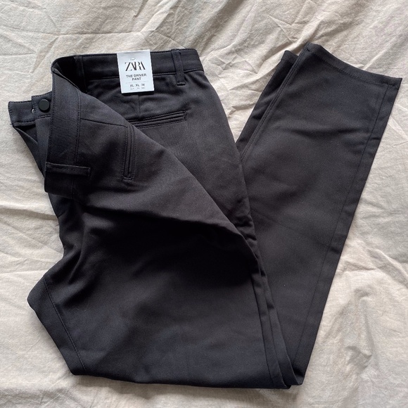 SOLD Zara Black The Driver Pant NWT - Picture 1 of 4